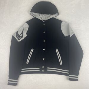 Torrid Star Wars The Mandalorian Cozy Fleece Varsity Jacket Womens 00 Black